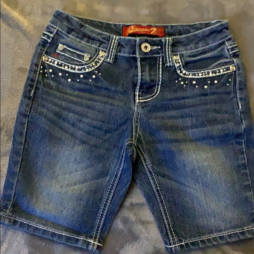 Girls size 10 jean shorts